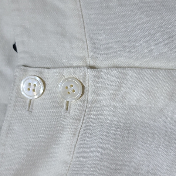 Script linen cropped pants - Picture 7 of 9